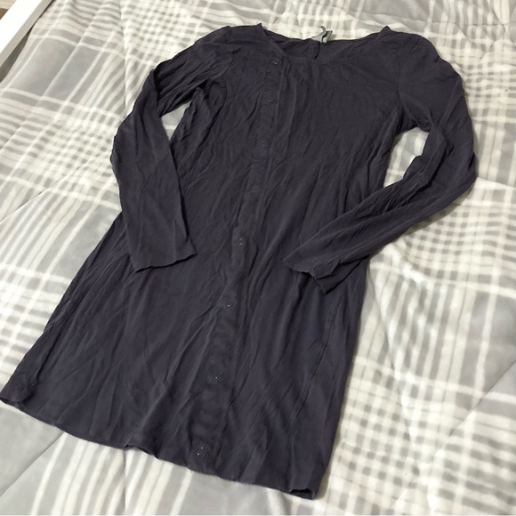 Bench grey mini button up dress size medium - Picture 1 of 3
